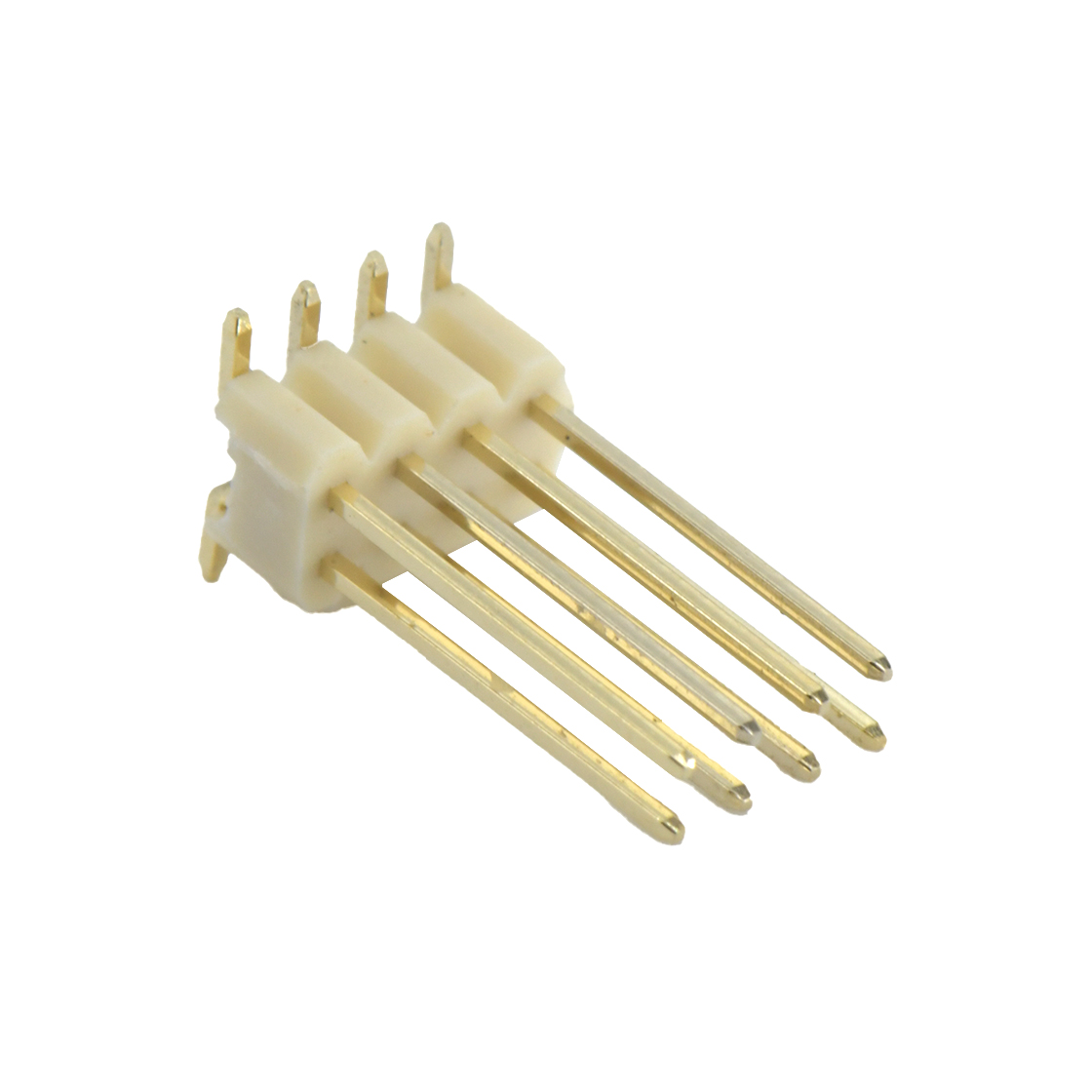 PH1502 排针连接器 Pitch 1.50mm 180° 双排 SMT 单塑排针 PC5.5 2X04Pin 米白色 镀雾锡